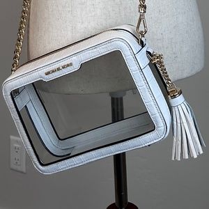 Michael Kors "Ginny" Clear Crossbody